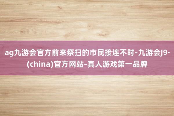 ag九游会官方前来祭扫的市民接连不时-九游会J9·(china)官方网站-真人游戏第一品牌