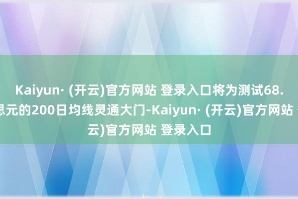 Kaiyun· (开云)官方网站 登录入口将为测试68.90